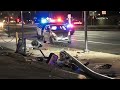 Pickup Flips After Slamming Into Car In Bellflower
