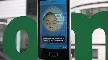 Thermal screener reads temperature without contact