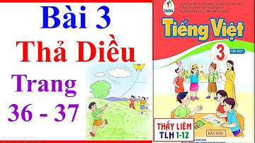 Tiếng Việt Lớp 3 Bài 3 | Thả Diều | Trang 36 - 37 | Cánh Diều