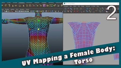UV Mapping a Female Body: Torso