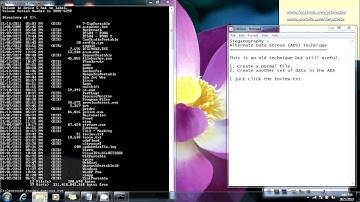 Alternate Data Stream ADS Steganography Part 1