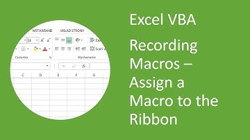 Excel VBA - How to Assign a Macro to the Ribbon