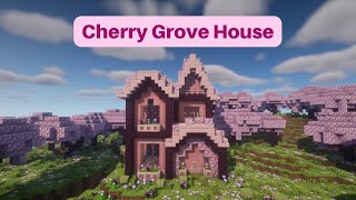Minecraft | How to Build a Cherry Grove House 🌸 [1.20]