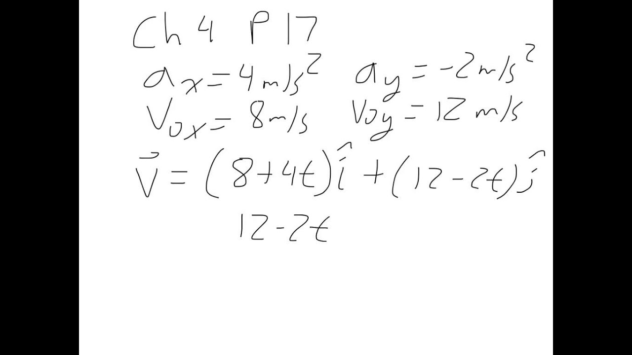 Chapter 4 Problem 17 - YouTube