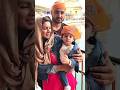 Harbhajan singh wife and cute childs shorts