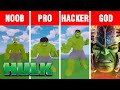 NOOB vs PRO vs HACKER vs GOD: BUILD HULK RAGNAROK in Minecraft.