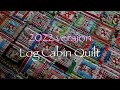 2022年版【ハギレ】簡単にできるログキャビンのキルトの作り方//size/92cmx92cm****2022 version How to make an easy log cabin quilt