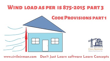 Wind Load As per IS 875-2015 Code Provisions Part-1