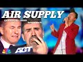 Golden Buzzer  Simon Cowell cried when he heard the song Air Supply with an extraordinary voice