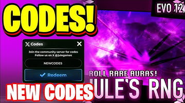 *NEW* ALL WORKING UPDATE CODES FOR JULES RNG IN 2025! ROBLOX JULES RNG CODES
