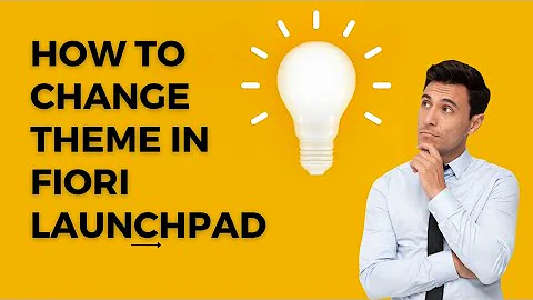 How to change the theme in fiori launchpad in sap | sap mm | sapislive