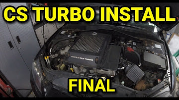 Mazdaspeed6 Corksport CST4 Turbo install Final