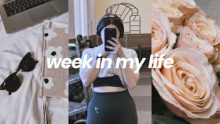 PRODUCTIVE WEEK IN MY LIFE ☀ focusing on my healthy journey, how I use Libby to read, & baking