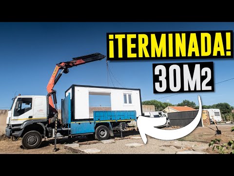Así es la ENTREGA de una CASA PREFABRICADA/ Mini Casa LOW COST TERMINADA #casacontenedor