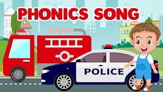 Phonics Sound A to Z | Phonic Song by Bingo | Learn Transport For Kids