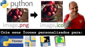 [Ícones personalizados] para Tkinter, PyInstaller, Nuitka, etc. com Python e PIL