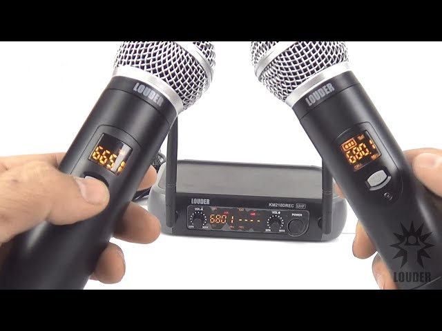 Sistema 2 Micrófonos Inalámbricos UHF AudioPro®