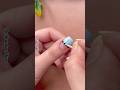 💅🩵Easy dot nail art with tape #nailart2025 #shorts #shortvideo
