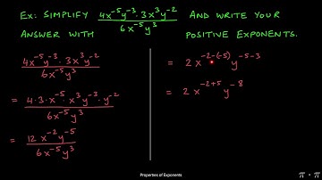 ※ 5. Polynomials - § 5.1 Properties of Exponents Ex 6