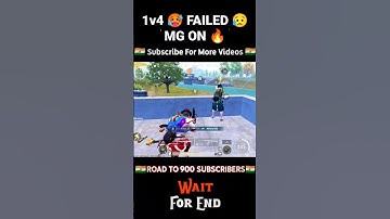 1v4 FAILED 🥵 PUBG MOBILE BGMI 1V4 CLUTCH FAILED #bgmi #pubgmobile #pubgm #1v4fail #1v4clutch #shorts