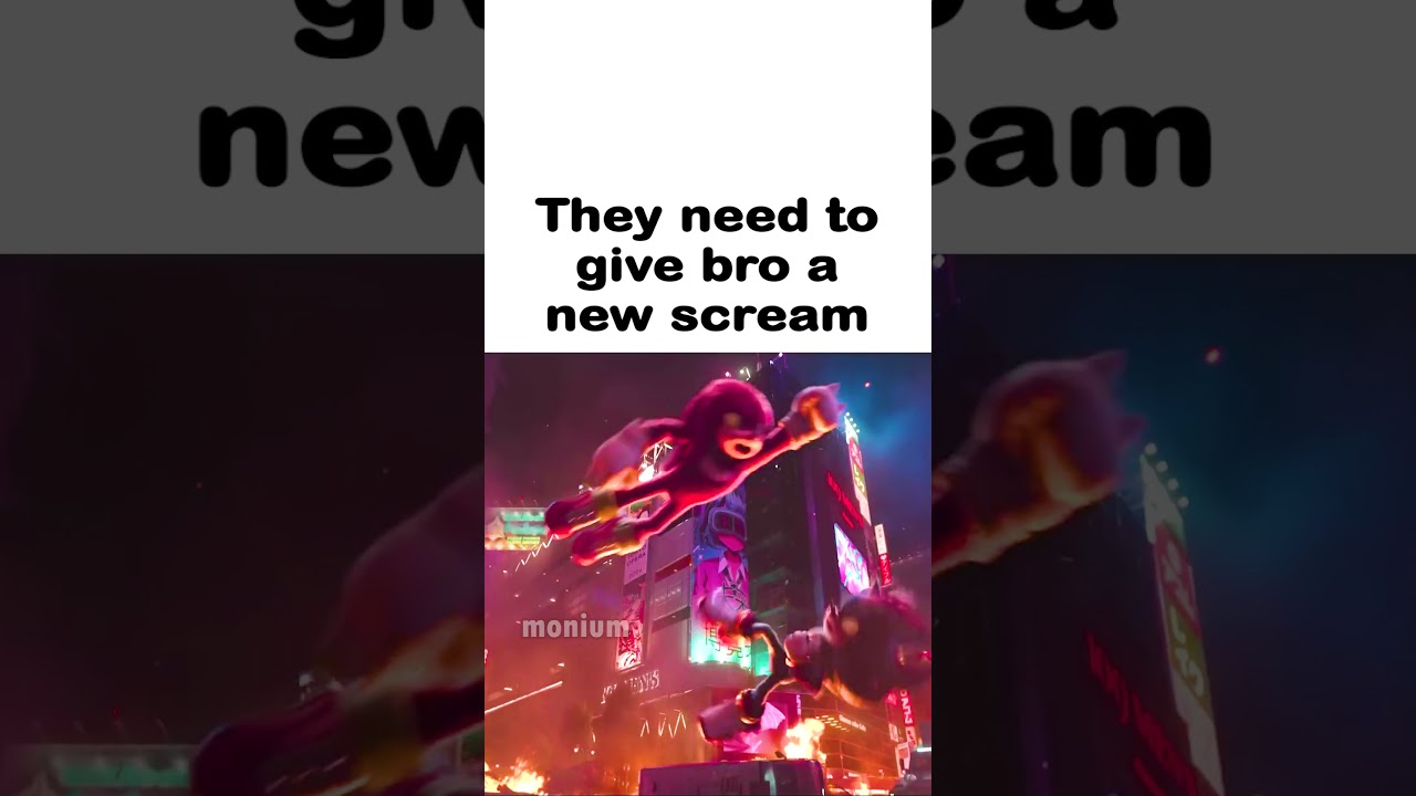 Bro got the default scream 😭