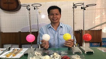 Lần Đầu Tiên Tự Tay Làm 4 Con Lắc Đơn 4 Màu Để Dạy Học