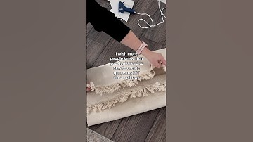 I wish more people knew you can DIY gorgeous throw pillows with a good fabric hot glue 😍