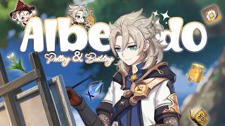 Build Albedo With Me ⋆₊🧪✨｡˚| Cozy Genshin Gameplay