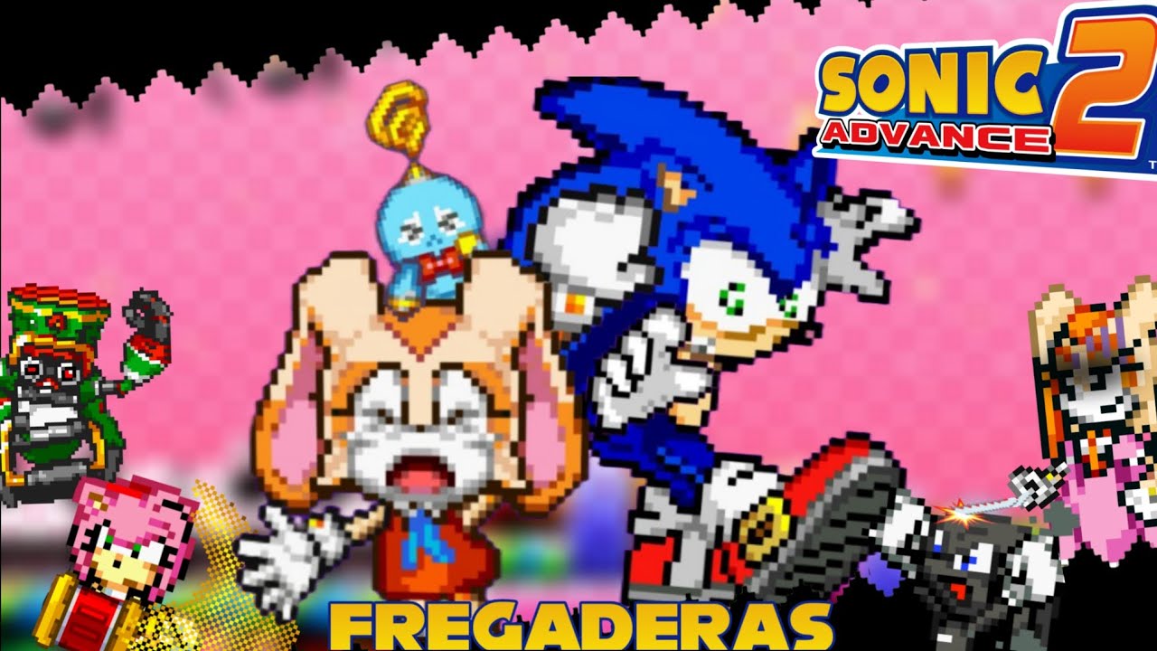 😡 TODO LO HORRIBLE DE SONIC ADVANCE 2 🦔🐇💨‼️ | FREGADERAS | (PARODIA)