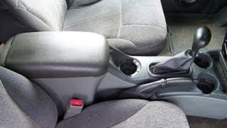 Chevy Trailblazer center console - remove, reinstall, and repair