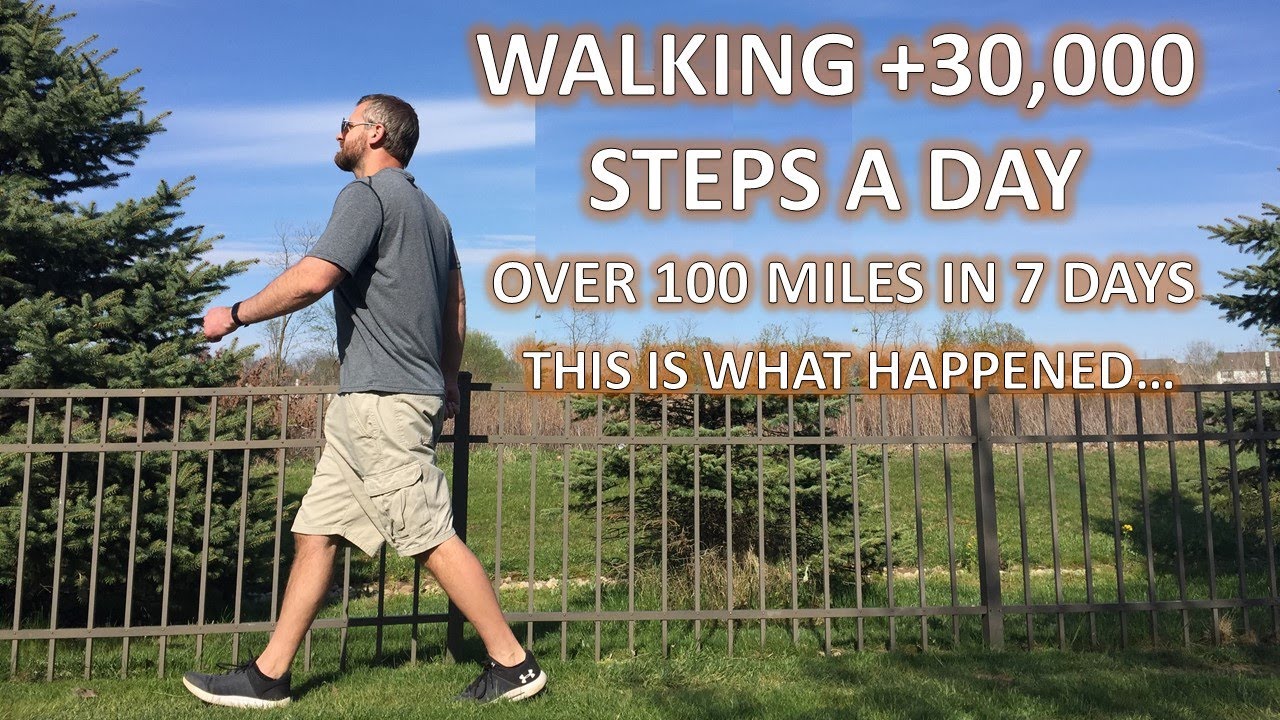 I Walked 30,000 Steps A Day / 100 Miles In 7 Day - Here'S What Happened