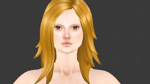 [blender]sims 4 UV map and reduce poly