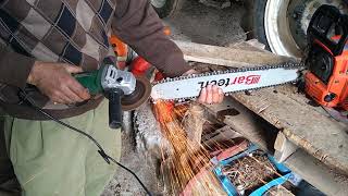 Jet Taşı (Spiral) ile Odun Kesme Motoru Zinciri Bileme