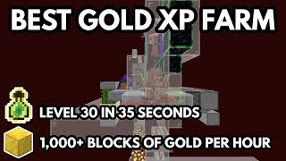 BEST GOLD FARM 1.19.4 - 1.18 | 1,000+ BLOCKS PER HOUR | LEVEL 30 IN 35 SECONDS | Minecraft Tutorial