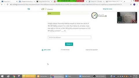 Dilution problem   solve how much volume to add to dilute the solution   not asking final volume