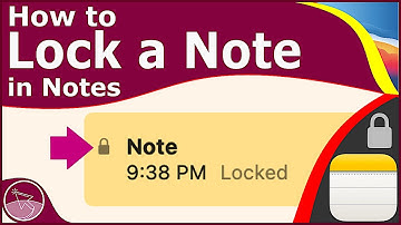 How to Lock a Note in Notes on Mac [macOS Big Sur]