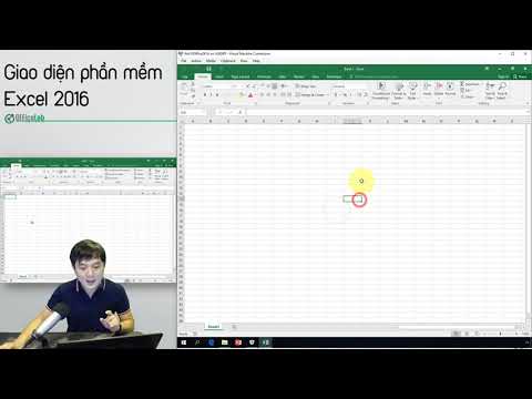 Ôn thi MOS Excel 2016: 0.1. Giới thiệu giao diện phần mềm Excel