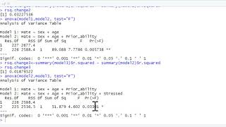 R Tutorial: Linear regression in R (part 2) hierarchical regression