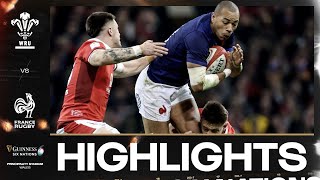 HIGHLIGHTS | 🏴󠁧󠁢󠁷󠁬󠁳󠁿 WALES V FRANCE 🇫🇷 | 2024 GUINNESS MEN'S SIX NATIONS RUGBY