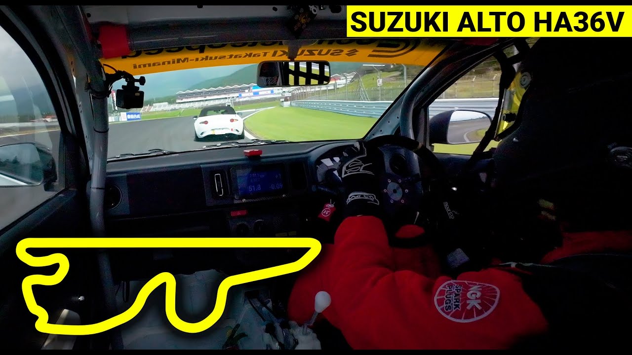 Fuji Speedway / Suzuki Alto HA36V / Endless circuit meeting / 1st session full