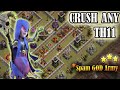 th11 spam witch army fully explained in detail, crush maxed bases