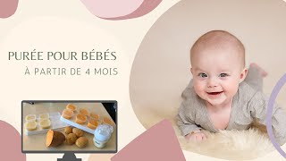 COMMENT FAIRE DES PETITS POTS POUR UN BÉBÉ DE 4 MOIS || PURÉE MAISON