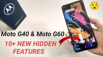 Moto G40 Fusion 10+ New Hidden Features & Settings | Moto G60 Hidden Tips & Tricks  🔥🔥