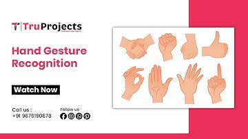 Hand gesture recognition || TOP LATEST  READY MADE BTECH FINAL YEAR DEEP LEARNING PROJECTS
