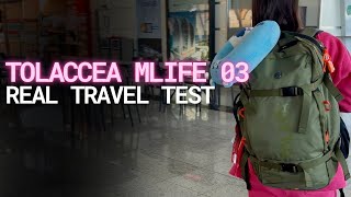 Tolaccea Mlife 03 Expandable Backpack Review | Tested This Carry-On On International Flight