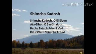 Shimcha kadosh