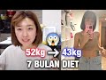 CARA TURUN 9 KG DIET EFEKTIF NGGA BIKIN STRESS DAN LAPAR | ALA CEWEK KOREA!