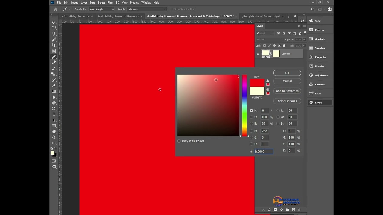 SIMPLE WAY TO CREATE A BACKGROUND IN ADOBE PHOTOSHOP