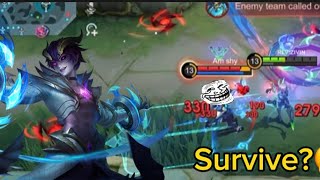 14Kills + DOUBLE KILL !!OP DYRROTH 100% LIFESTEAL- INTENSE MATCHUP (RANKED MATCH)