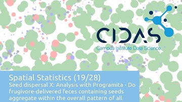 Spatial Statistics - Seed dispersal X: Programita Analysis - Aggregation of Seed Containing Feces